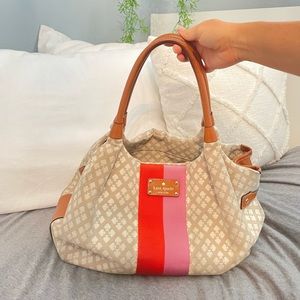 KATE SPADE NEW YORK CANVAS MONOGRAM